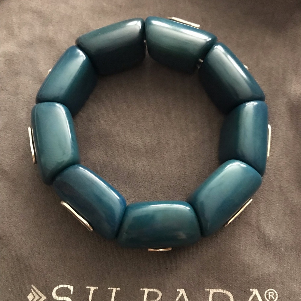 Silpada Polished Palms Stretch Bracelet